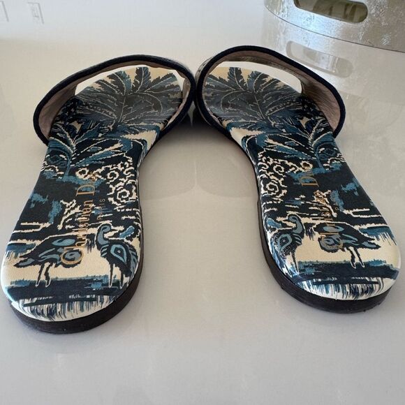 Christian Dior Dway Sandals Size EU 36 US 6
Embroidered Indigo Blue Slides Shoes - Picture 5 of 10